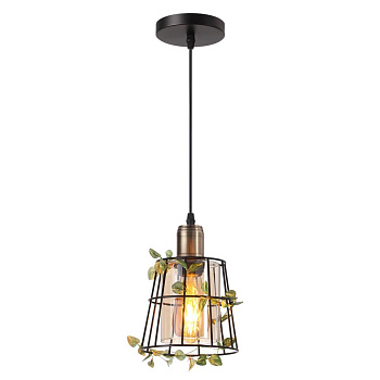 Lumion 4463/1 LN20 253 черный, бронза Подвес E27 1*60W 220V JOURNEY