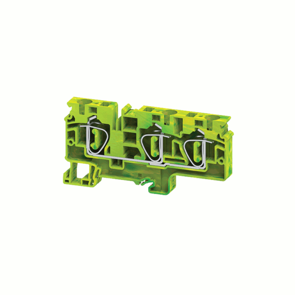 КЭАЗ Клемма заземляющая пружинная OptiClip CXG-10-TRIPLET-PE-I-(0,5-10)-PEN