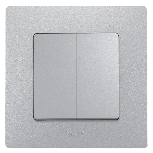 Купить Legrand Etika Алюминий Рамка 1-ая 672551