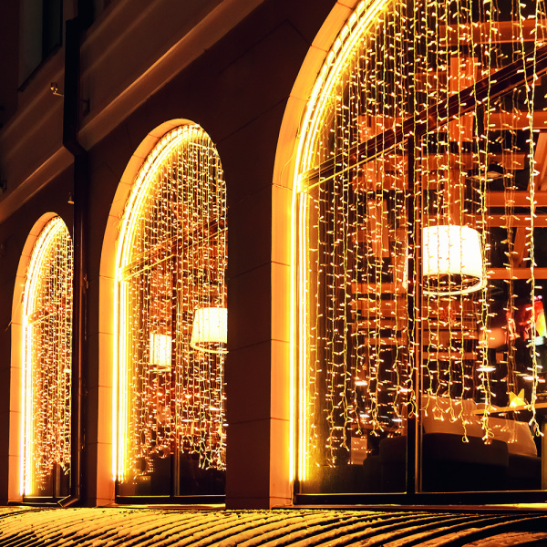 Купить Arlight Светодиодная гирлянда ARD-CURTAIN-CLASSIC-2000x6000-CLEAR-1500LED-WATERFALL Warm (230V, 180W) (Ardecoled, IP65) 024873