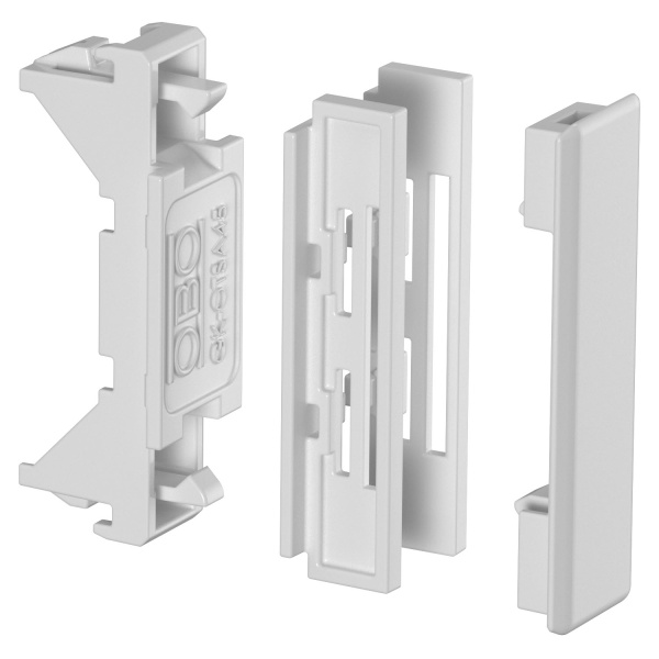 OBO Bettermann Соединитель крышки для кабель-канала Rapid 45-2, 53x100/160 мм, ПВХ, светло-серый RAL7035 6113032