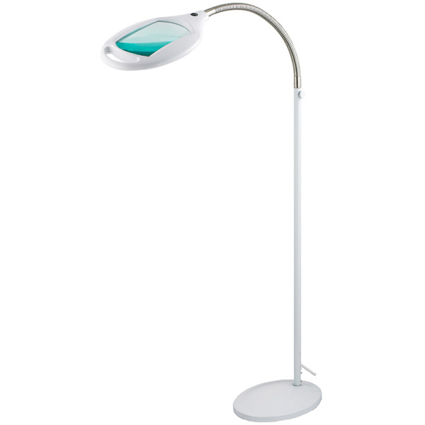 Лупа напольная 3D с подсветкой 42LED, белая Rexant 31-0512