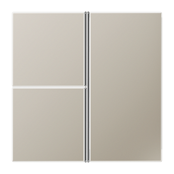 JUNG KNX LS 990 Edelstahl Комплект накладок, 3гр ES2403TSA