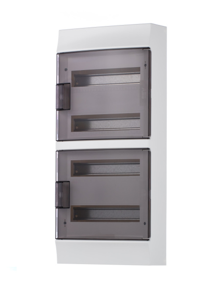 ABB Mistral41 Бокс настенный 48М прозрачная дверь (с клемм) 1SPE007717F9995