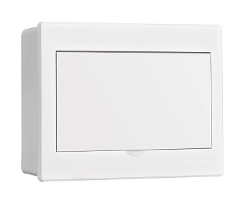 Dekraft Корпус пласт. навесной бел. дв. 1 ряд 9 мод. IP41 ЩРН-П