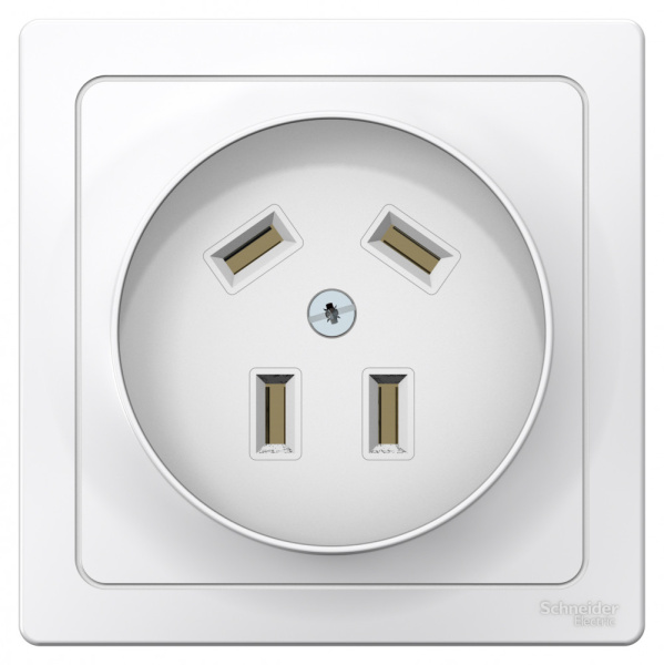 Systeme Electric Blanca внутр Бел Розетка силовая 3Р+N, 32А, 400В