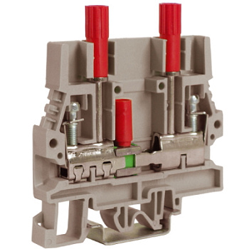 DKC SCB.6/DDGR, тестовый с разъединителем для вольтметра 6 кв.мм серый