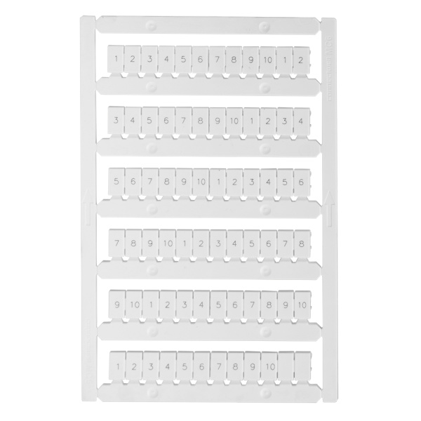 КЭАЗ Маркировка для лазерной печати "1-10" OptiClip MC6/H/1-10