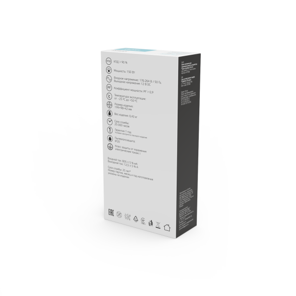 Купить Gauss Блок питания Basic 12V 150W IP20 1/50 BT506