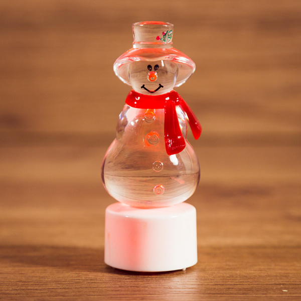 NEON-NIGHT Фигура светодиодная на подставке "Снеговик с шарфом", RGB 501-046