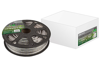 TDM Лента светодиодная SMD2835-60 LED/м-220 В-4,8 Вт/м-IP67-зеленый (30м) SQ0331-0112