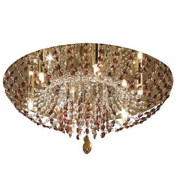 Citilux CL305101 Орион Хром+Розовый Светильник Люстра