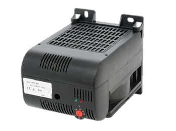 DKC Обогреватель в пластиковом кожухе с вентилятором 1200 Вт, встроенный термостат, 230 В