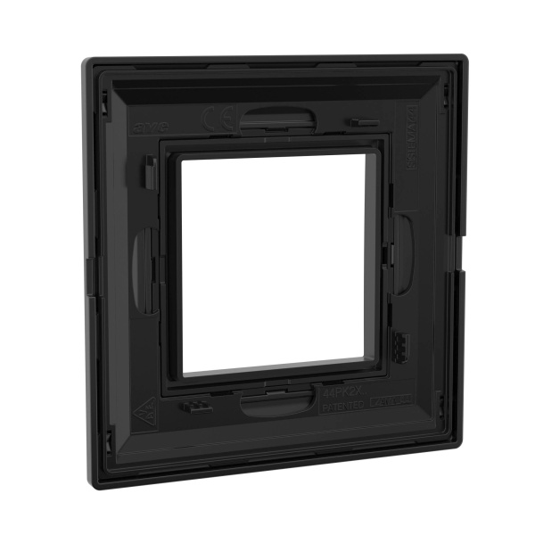 Купить DKC Рамка из металла, "Avanti", черная, 1 пост (2 мод.)