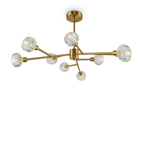 Купить Freya Crystal Grace Золотая бронза Люстра FR5114PL-09BZ