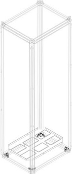 ABB Кронштейны для основания без цоколя(4шт) 1STQ008127A0000