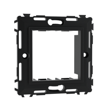 DKC Каркас на 2 модуля (одноместный), без лапок, черный