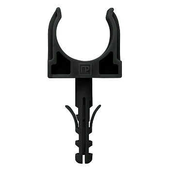 Промрукав Крепеж-клипса с дюбелем черная д20 в малой упаковке (10шт/900шт уп/кор) PR13.0304