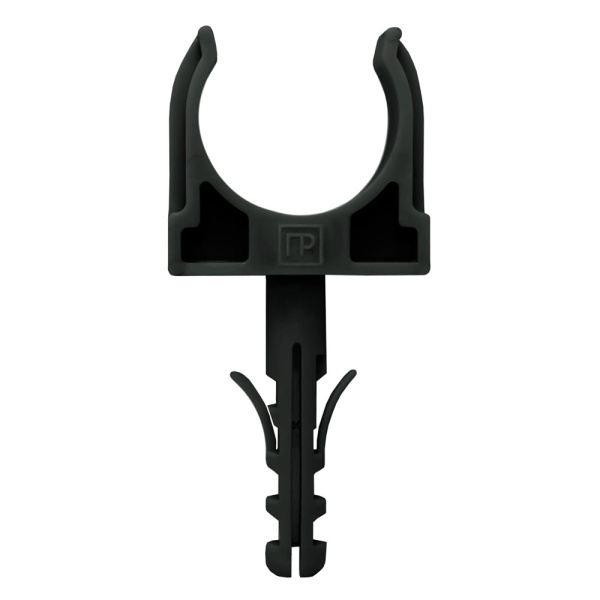 Промрукав Крепеж-клипса с дюбелем черная д32 в малой упаковке (10шт/450шт уп/кор) PR13.0306