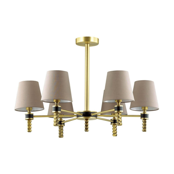Купить Lumion 4429/6C LN20 220 античная латунь, бежевый Люстра потолочная E14 6*40W 220V MONTANA