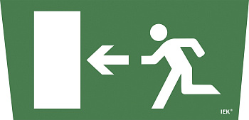 IEK Самоклеющая этик. "Выход/стрелка налево" ССА 5043 IEK