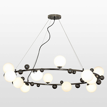 Lussole LOFT Люстра подвесная Черный хром LSP-8654