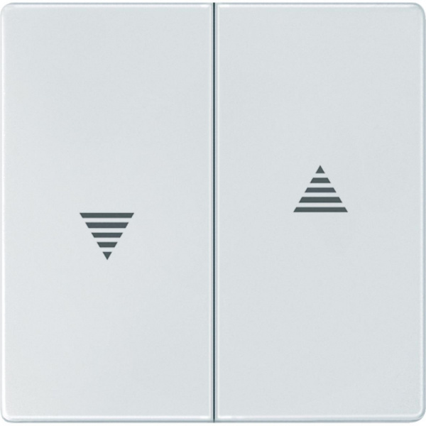 Купить SE Merten Aquadesign Полярно-Бел Клавиша для выключателей рольставней (MTN343419)