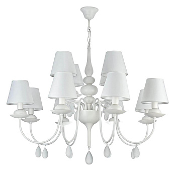 Freya Modern Eliza Белый Люстра E14 40W FR5756-PL-12-W Freya Modern Eliza Белый Люстра E14 40W FR5756-PL-12-W