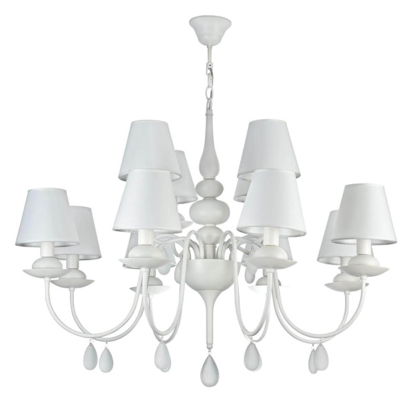 Freya Modern Eliza Белый Люстра E14 40W FR5756-PL-12-W Freya Modern Eliza Белый Люстра E14 40W FR5756-PL-12-W