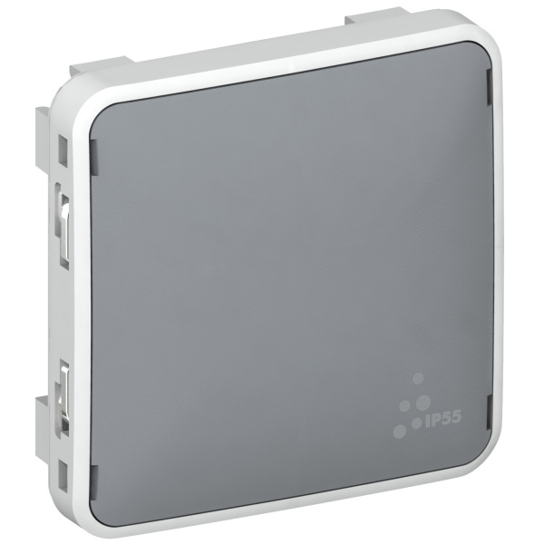 Legrand Plexo Серый Лиц.пан. заглушки 069537