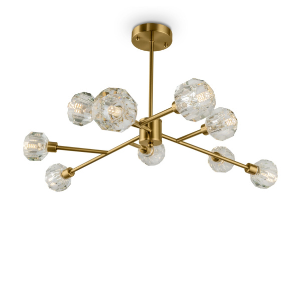 Купить Freya Crystal Grace Золотая бронза Люстра FR5114PL-09BZ