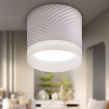 ЭРА Светильник настенно-потолочный спот ЭРА OL38 WH под GX53 IP20 белый