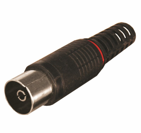 PROconnect Разъем гнездо TV без пайки Черный 05-2044-2