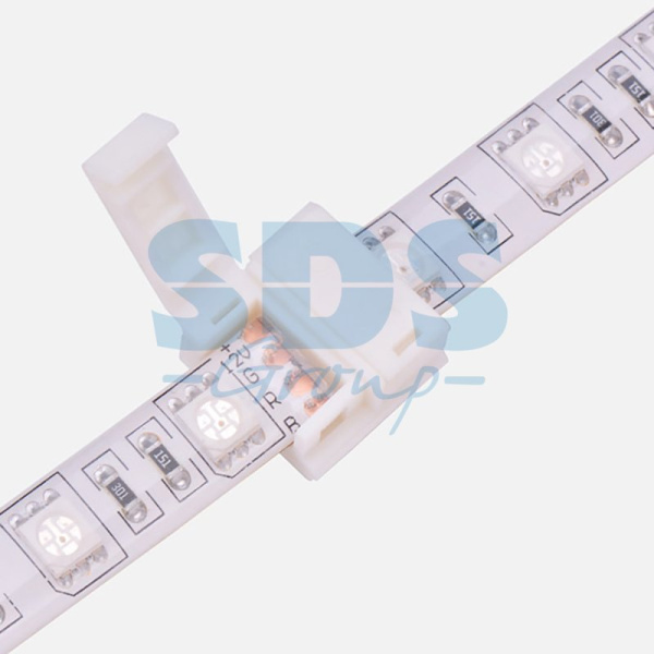 LAMPER Коннектор стыковочный для RGB светодиодных лент с влагозащитойшириной 10 мм 144-022