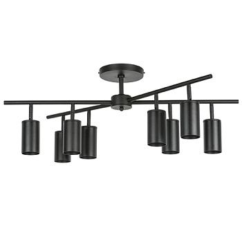 Lightstar LR728378 Люстра RULLO 8х50W GU10 ЧЕРНЫЙ (571728+214437-8), шт