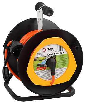 ЭРА RPx-1e-3x1.5-20m Удлинитель силовой на пластиковой катушке c/з 20м 1 гн ПВС 3х1.5