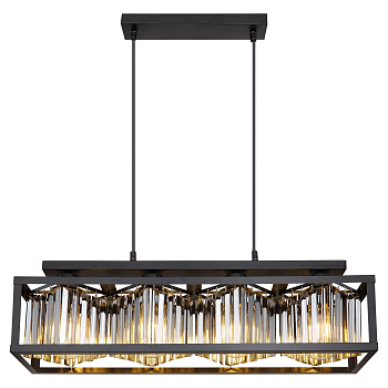 Lussole LOFT Линейно-Подвесной светильник металл черный LSP-8729