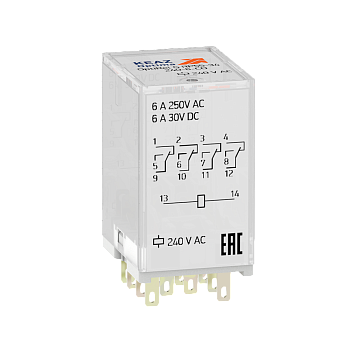 КЭАЗ Реле промежуточное OptiRel G RP55-34-12-6-CO/TIL