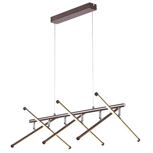 ST LUCE SLD003.303.06 Люстра подвесная Кофейный/Белый LED 6*8W