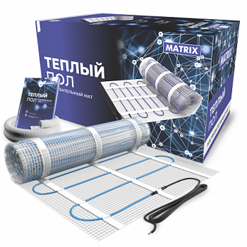 GRANDEKS Двухжильный нагревательный мат "MATRIX" 9,0кв.м. 1350 Вт MATRIX - 09,0 / 1350
