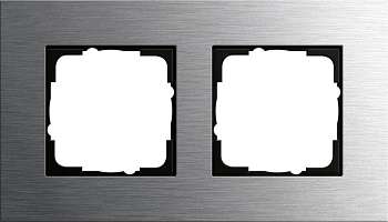 Gira ESP Сталь Рамка 2-ая 0212219