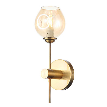 ST Luce SL1500.201.01 Светильник настенный Золото/Янтарный E14 1*40W