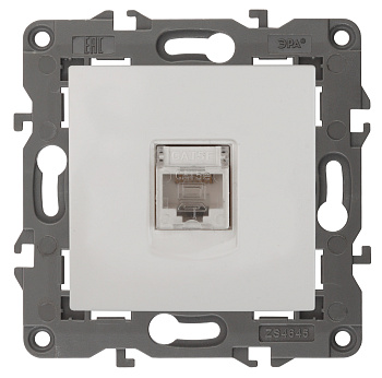ЭРА 14-3107-01 Elegance Белый Розетка комп RJ45