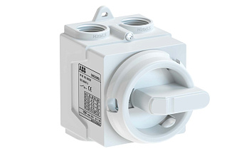 ABB ONE20M2W Выключатель в боксе 2P белый 1SCA138456R1001