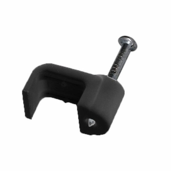 Крепеж кабеля плоский 10 х 5 мм, черный (упак. 50 шт) Rexant 07-4211-1