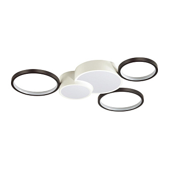 Lumion 5253/80CL LEDIO LN23 белый, черный Люстра потолочная LED 80W 5280Лм 220V NORBERT