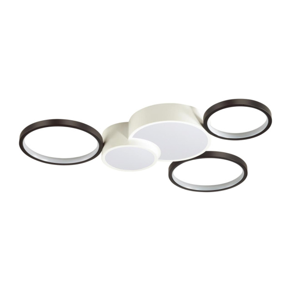 Lumion 5253/80CL LEDIO LN23 белый, черный Люстра потолочная LED 80W 5280Лм 220V NORBERT