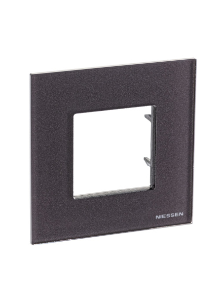 Купить ABB NIE Zenit Стекло кофейное Рамка 1-я 2 мод 2CLA227100N3701