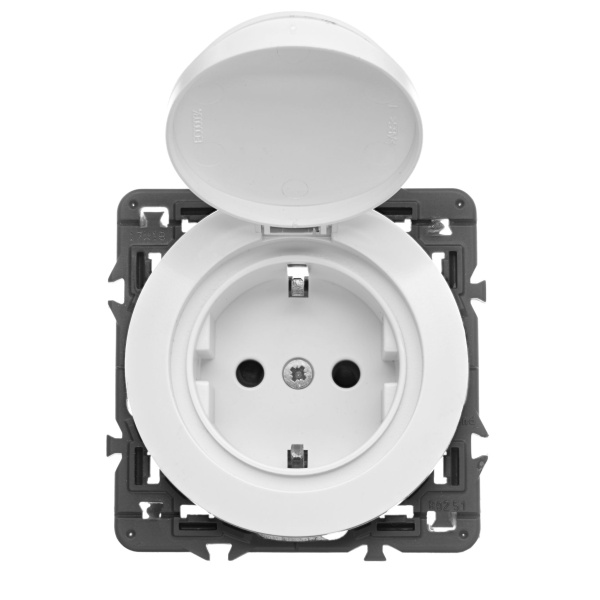 Купить Legrand Celiane Бел Накладка розетки c/з IP44 для механизма 67153 067841