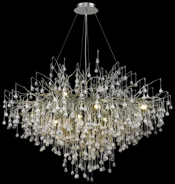 Wertmark WE189.15.203 Люстра подвесная Матовый никель/Прозрачный G9 15*40W